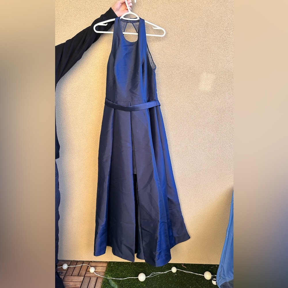 David’s Bridal Sleeveless Open Front Dress